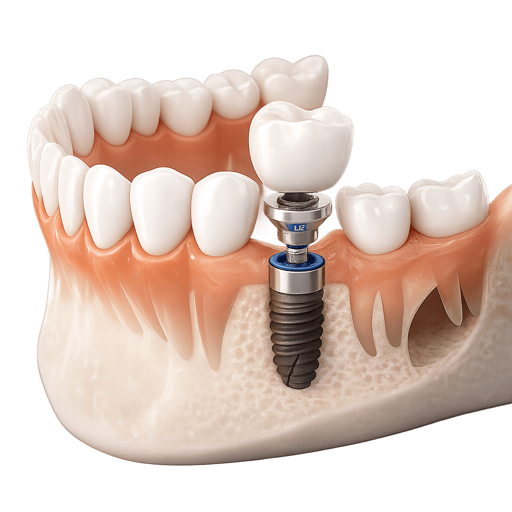 Dental implant procedure in West Byfleet Surrey