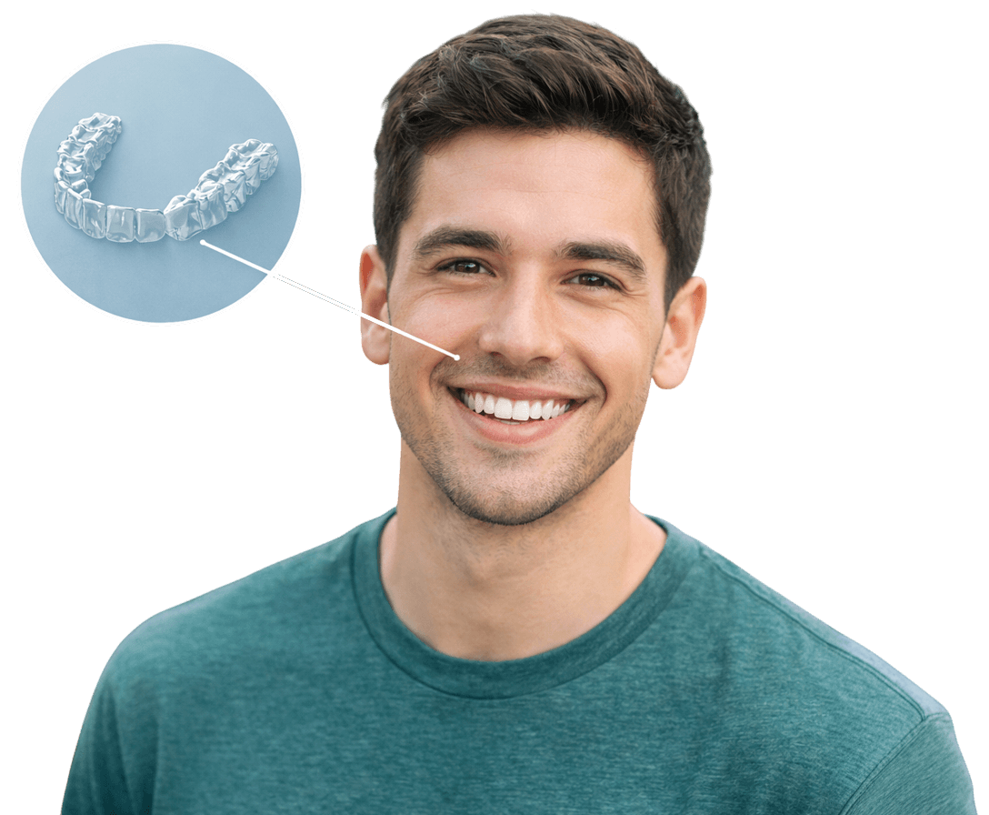 Invisalign clear aligners - discreet teeth straightening